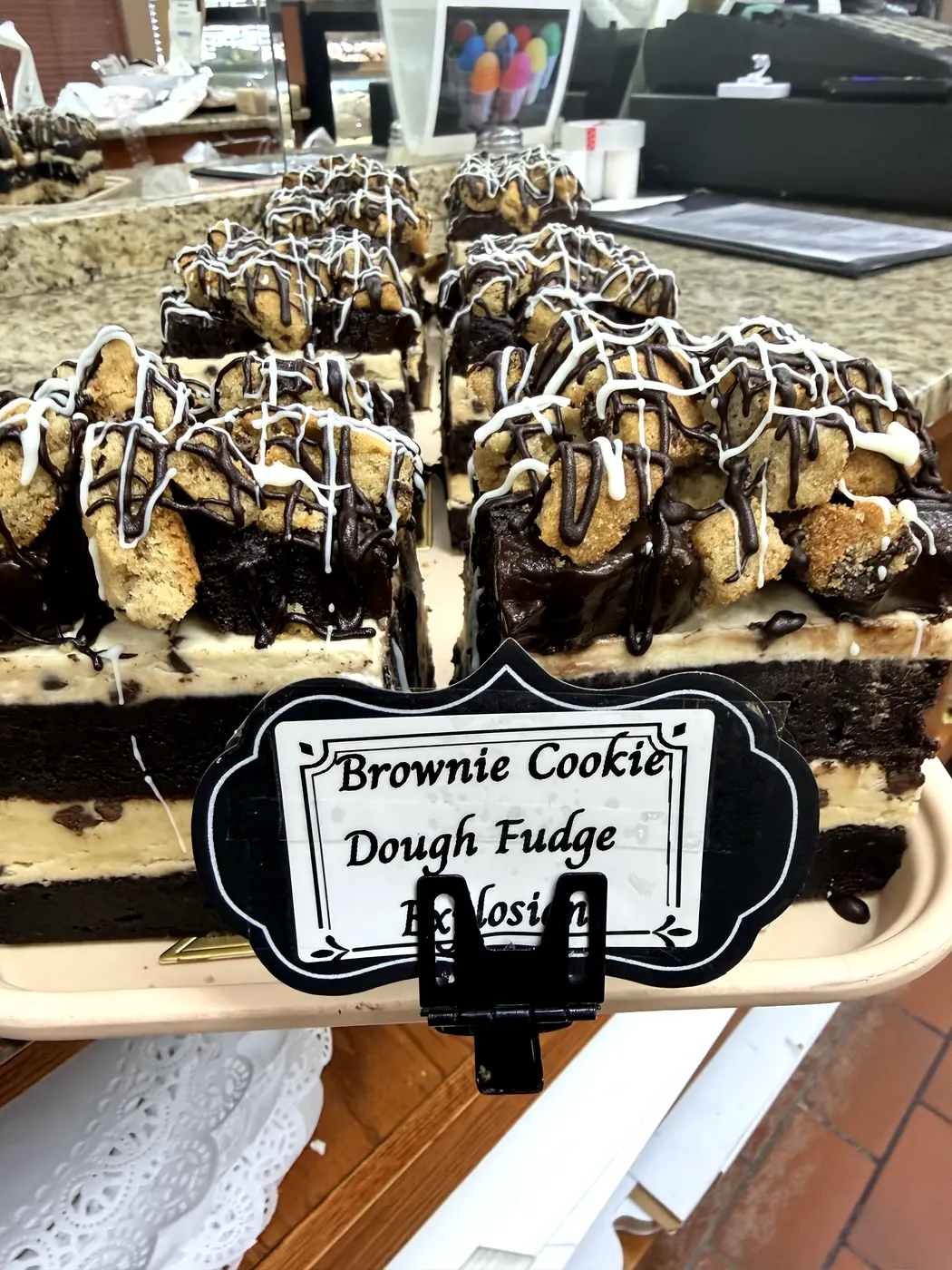 Brownie Cookie Dough Fudge Explosion