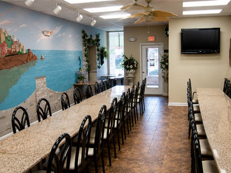 Banquet hall dining room