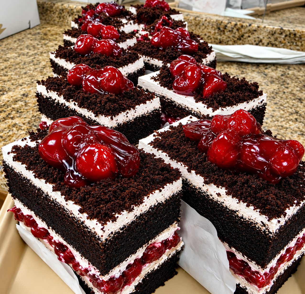 Black Forest Cake Slices
