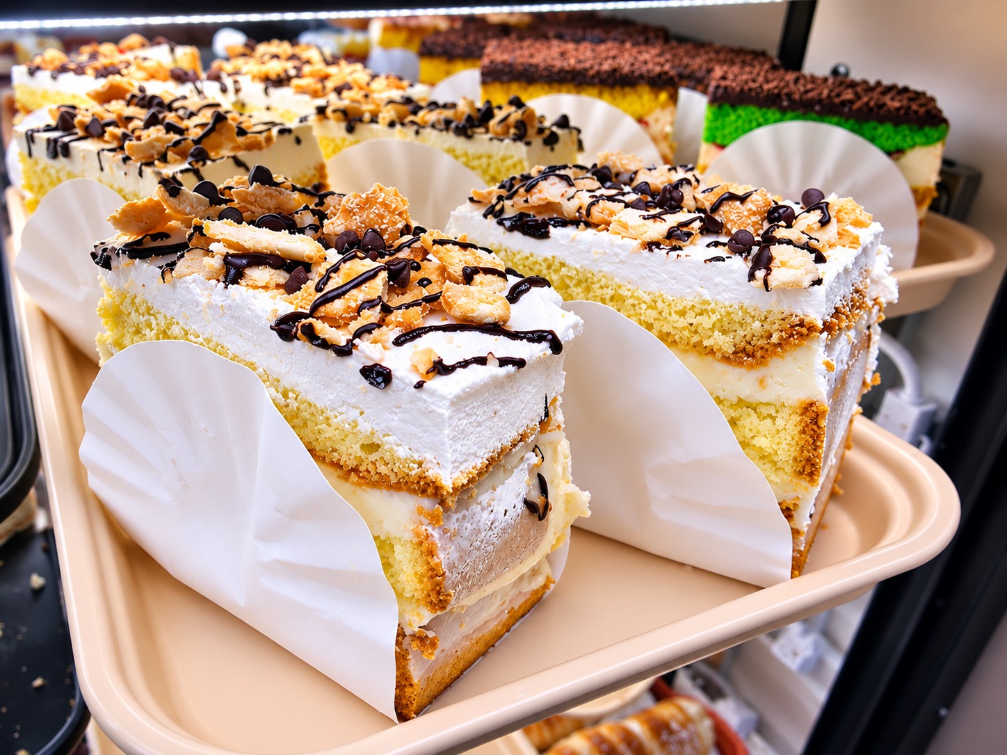 Cannoli Cake Slice