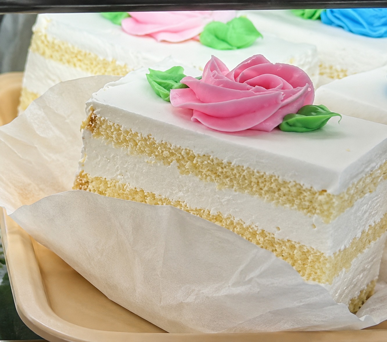 White Cake With Frosting